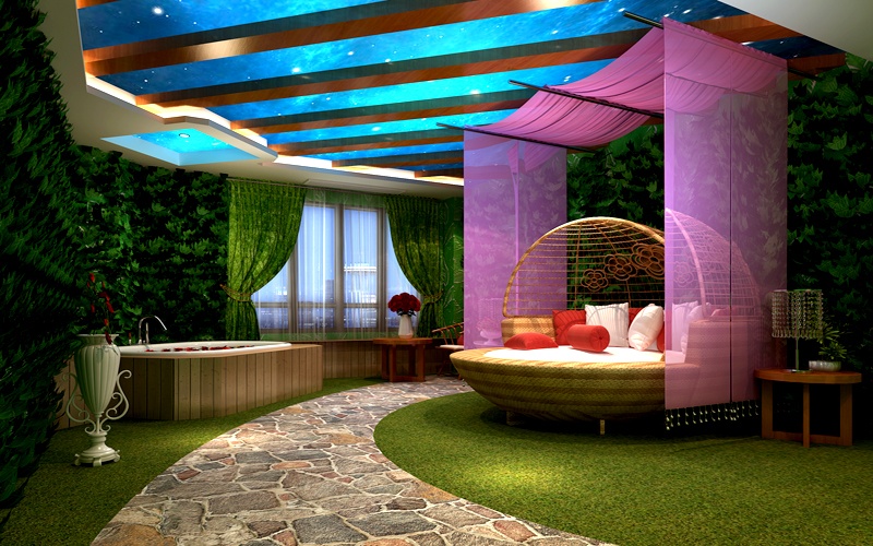 青島甜蜜蜜情侶酒店設(shè)計方案