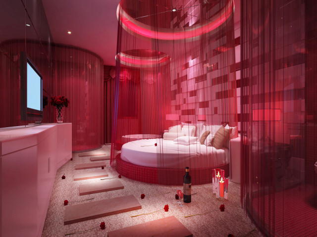 北京萬愛情侶酒店雙井店設(shè)計案例賞析