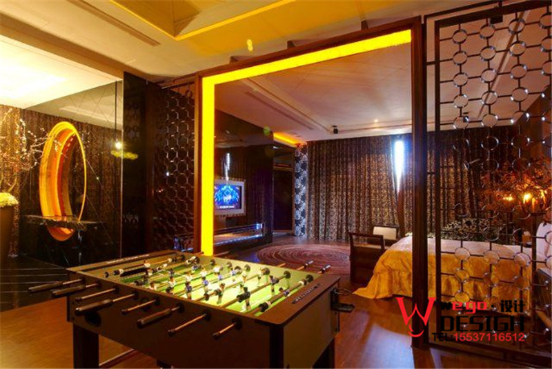 臺灣山月情侶旅館客房設計方案