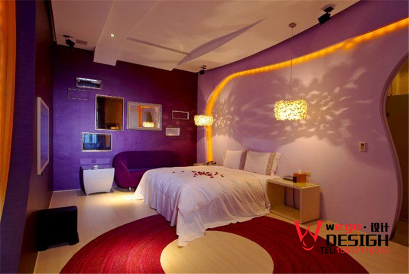 臺灣山月情侶旅館客房設計方案