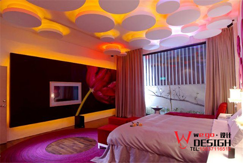 臺灣山月情侶旅館客房設計方案