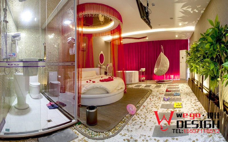 南昌天鵝戀情侶主題酒店裝修設(shè)計風(fēng)格說明