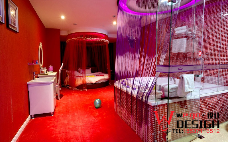 南昌天鵝戀情侶主題酒店裝修設(shè)計風(fēng)格說明