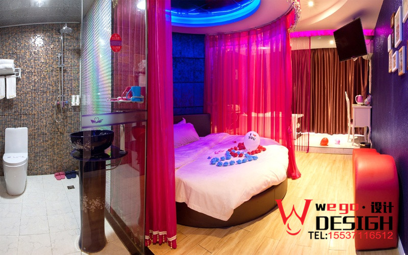 南昌天鵝戀情侶主題酒店裝修設(shè)計風(fēng)格說明