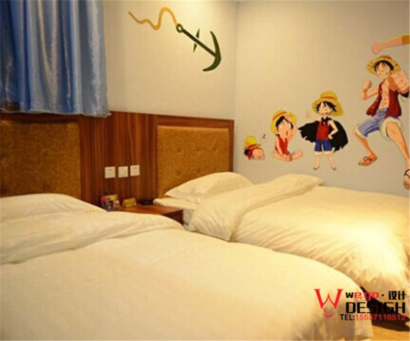 北京昌平潢京客棧主題賓館裝修設計效果圖方案