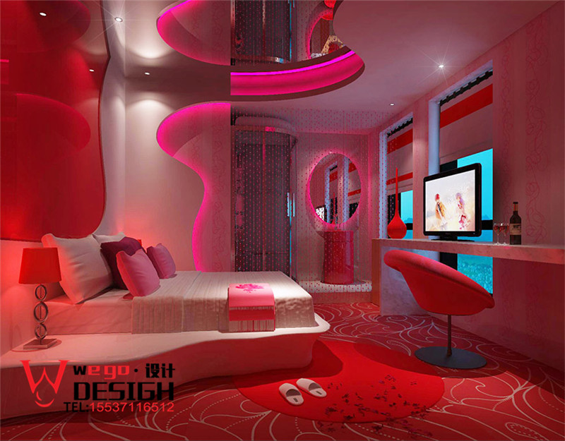 重慶水晶鞋情侶主題酒店設(shè)計效果圖欣賞