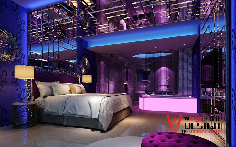 西安天鵝戀情侶主題酒店設(shè)計(jì)效果圖欣賞