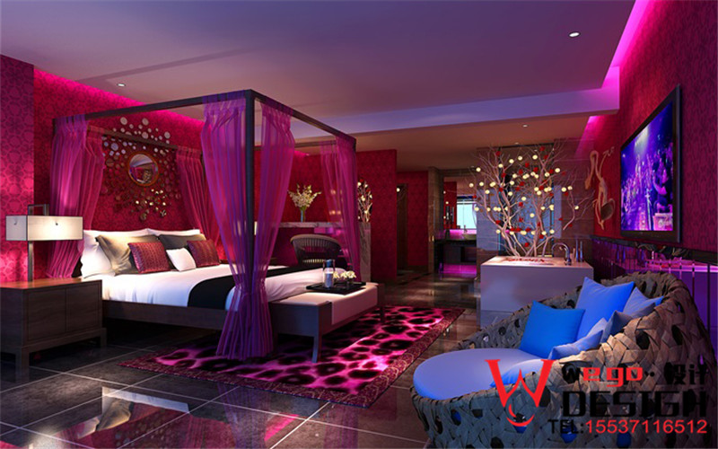 西雙版納天鵝戀情侶主題酒店設計