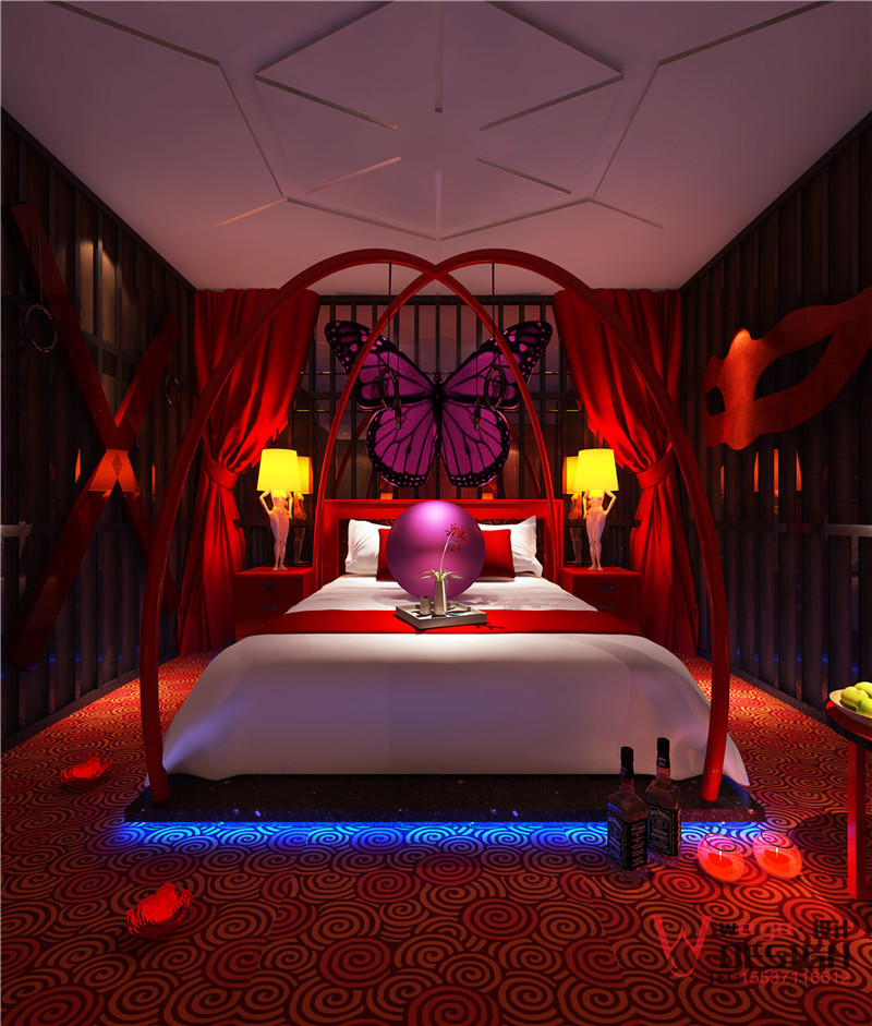 滎陽半夏拾光情侶主題酒店設(shè)計效果圖