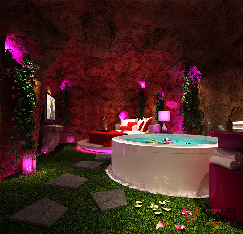 滎陽半夏拾光情侶主題酒店設(shè)計效果圖