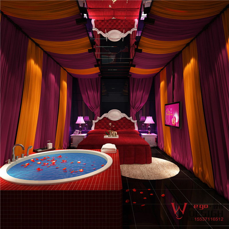 滎陽半夏拾光情侶主題酒店設(shè)計效果圖