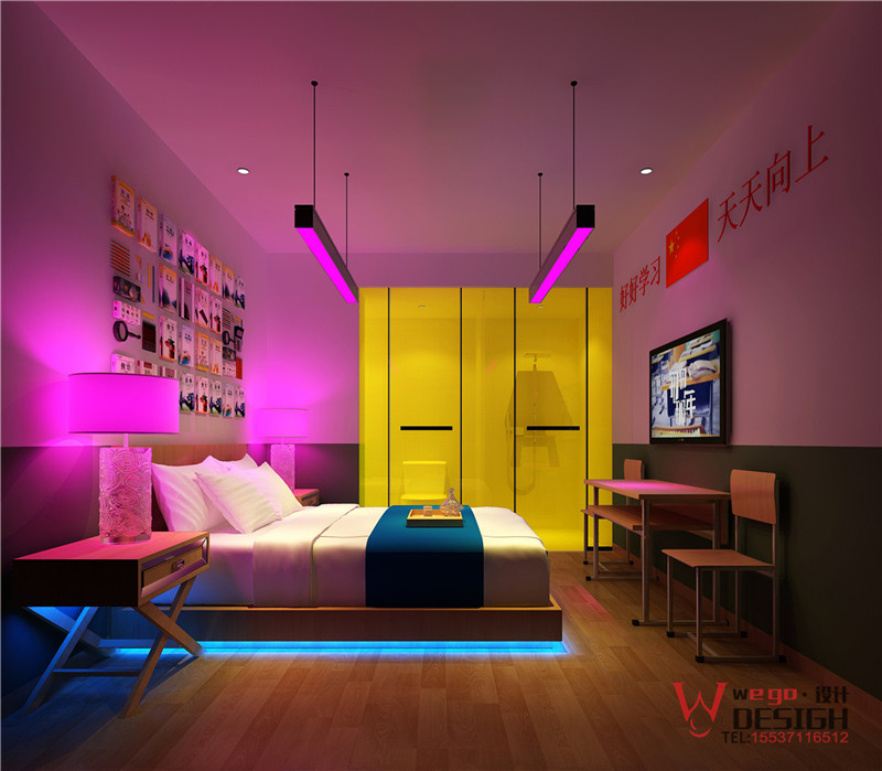 滎陽半夏拾光情侶主題酒店設(shè)計效果圖