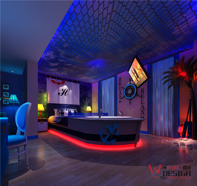 滎陽半夏拾光情侶主題酒店設(shè)計效果圖