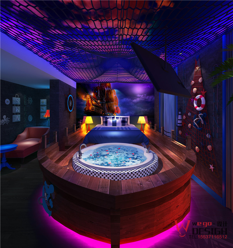 滎陽半夏拾光情侶主題酒店設(shè)計效果圖