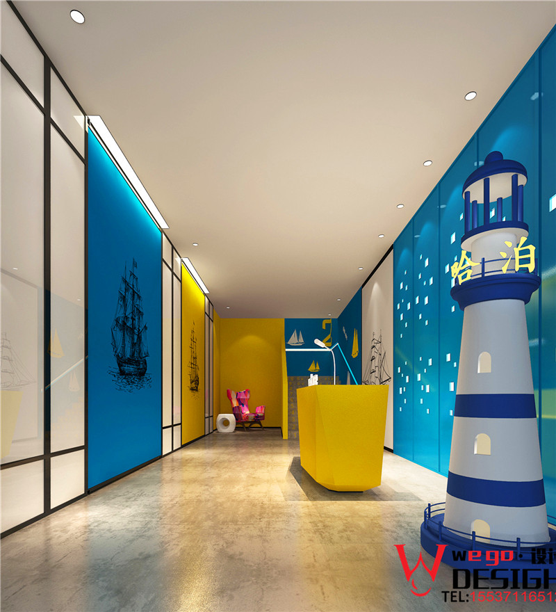 鄭州哈泊港灣主題精品酒店設(shè)計(jì)效果圖