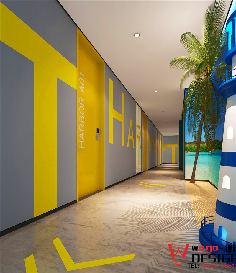 鄭州哈泊港灣主題精品酒店設(shè)計(jì)效果圖