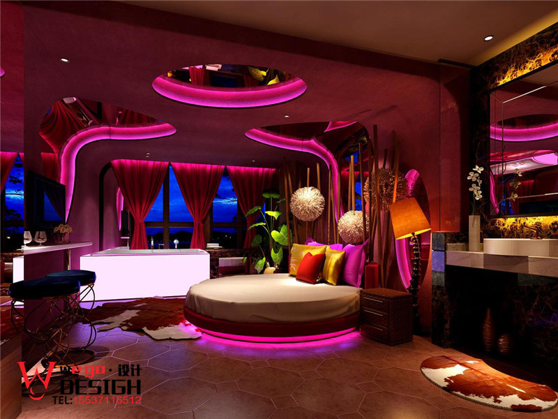 武漢巴黎之吻情侶酒店設(shè)計(jì)【撩動(dòng)心鉉】