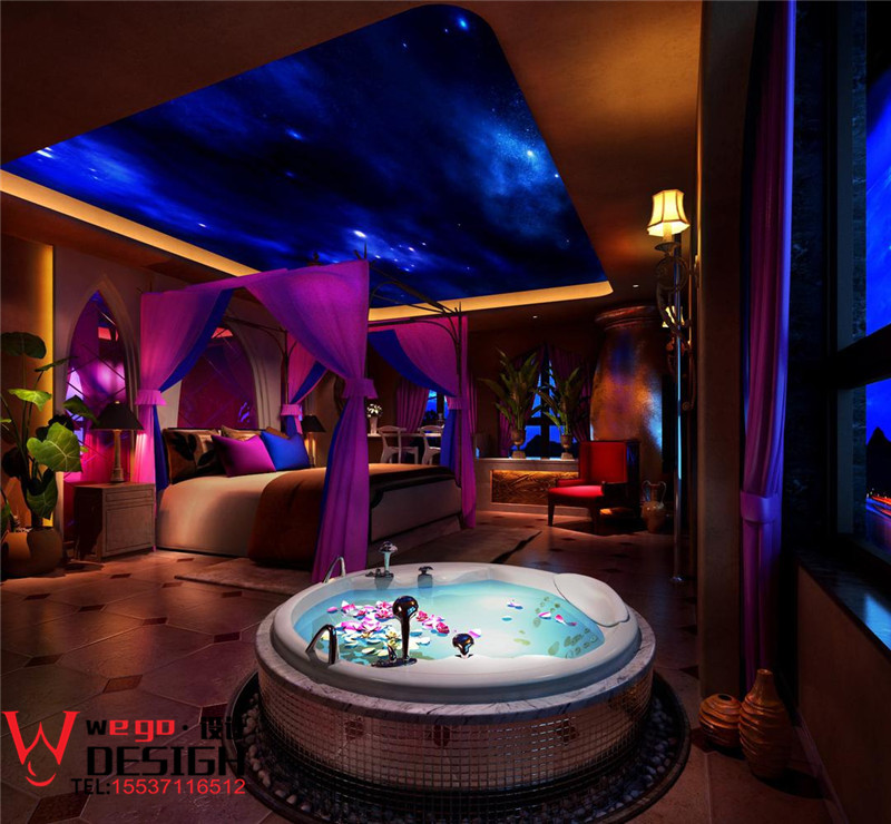 武漢巴黎之吻情侶酒店設(shè)計(jì)【阿拉伯之夜】