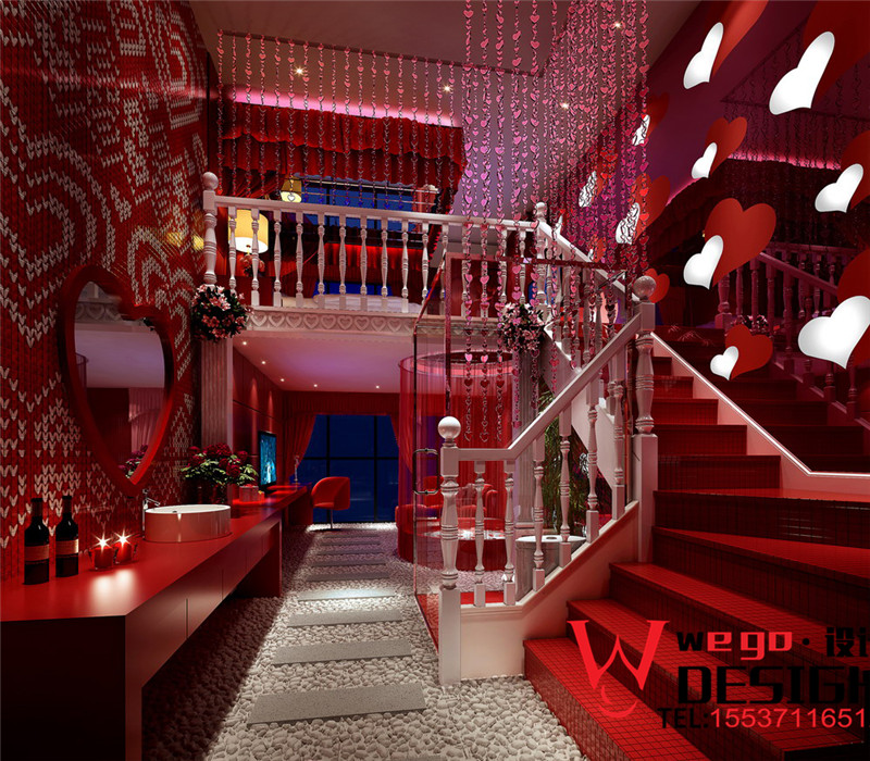 鄭州萬愛情侶酒店設(shè)計(jì)效果圖