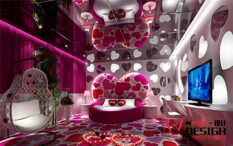 鄭州萬愛情侶酒店設(shè)計(jì)效果圖