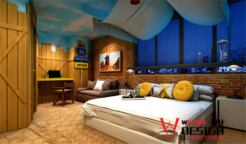 洛陽迷你時代體驗(yàn)式精品主題酒店設(shè)計(jì)效果圖