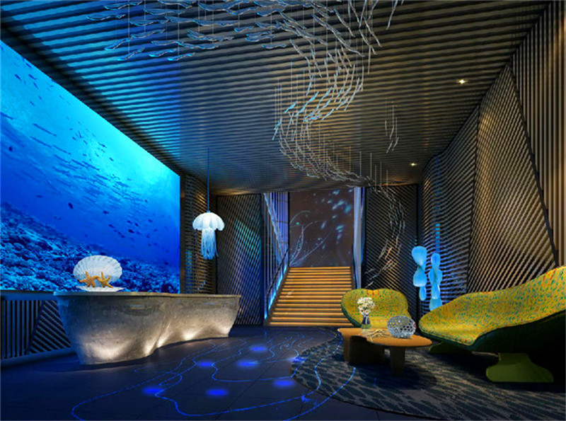 廣州青藍(lán)莓情侶主題酒店設(shè)計(jì)-廣州情趣主題酒店設(shè)計(jì)