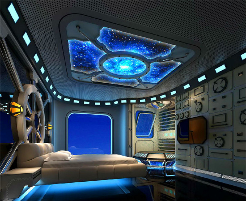 廣州青藍莓情侶主題酒店設計-廣州情趣主題酒店設計