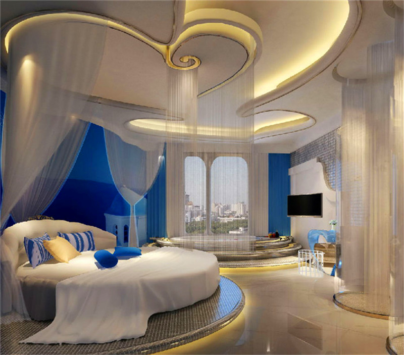 廣州青藍(lán)莓情侶主題酒店設(shè)計(jì)-廣州情趣主題酒店設(shè)計(jì)