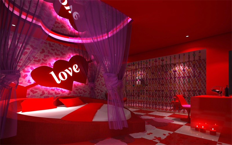 開封天鵝戀情侶酒店設(shè)計-開封專業(yè)情侶主題酒店設(shè)計公司