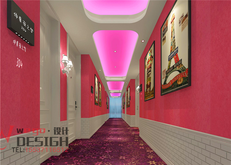 山東曲阜愛菲爾主題酒店設(shè)計(jì)-溫馨浪漫無處不在