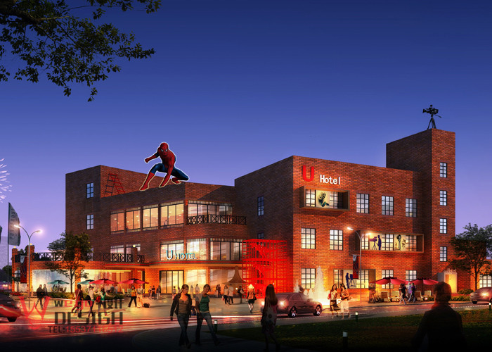 重慶花樣年華電影主題文化主題酒店公共空間設(shè)計