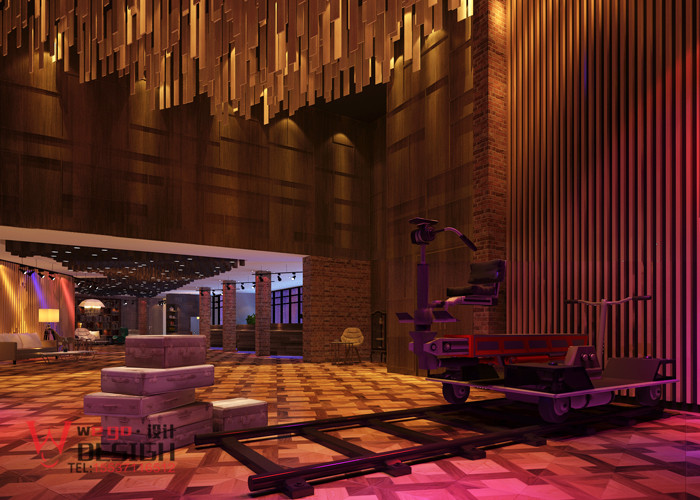 重慶花樣年華電影主題文化主題酒店公共空間設(shè)計