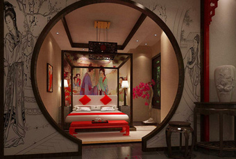 邯鄲水晶之戀情侶主題酒店設(shè)計效果圖