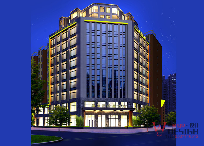 洛陽偃師華爾晟時尚精品酒店外觀設(shè)計