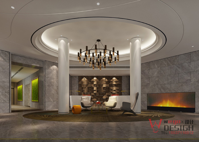 洛陽華爾晟時尚精品酒店大廳設(shè)計