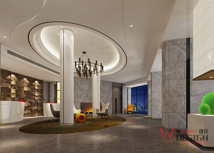 洛陽華爾晟酒店大廳設(shè)計