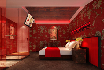 山東曲阜愛(ài)菲爾主題酒店設(shè)計(jì)案例