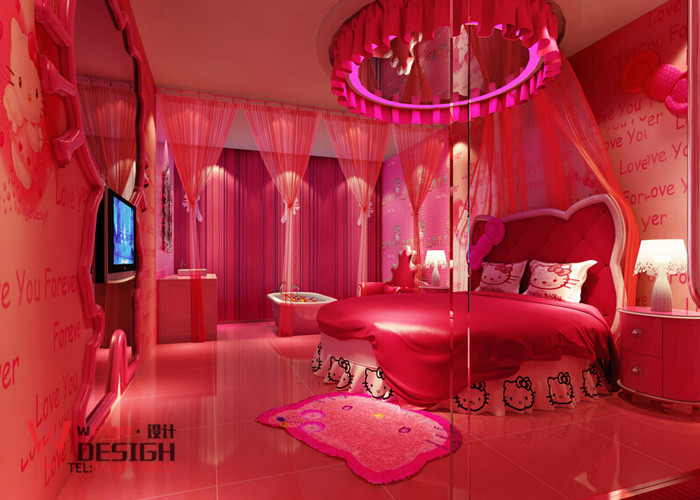 武漢巴黎之吻情侶主題酒店客房設(shè)計(jì)