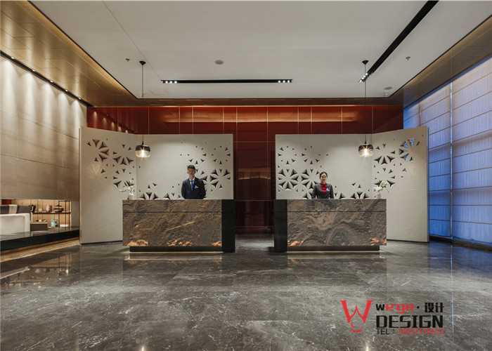 鄭州銘匯文華酒店接待處設(shè)計(jì)