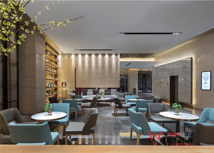 鄭州銘匯文華酒店接待處設(shè)計(jì)