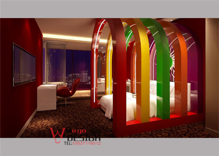 鄭州山楂樹情侶主題酒店設計方案