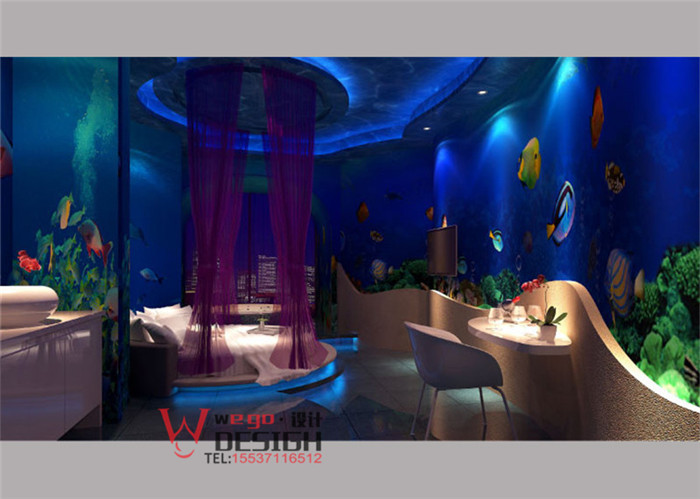 鄭州山楂樹情侶酒店客房設計效果圖