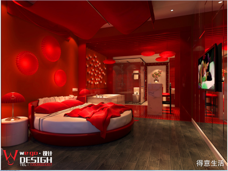 羅曼情侶主題酒店設(shè)計(jì) 愛(ài)情美好的期待