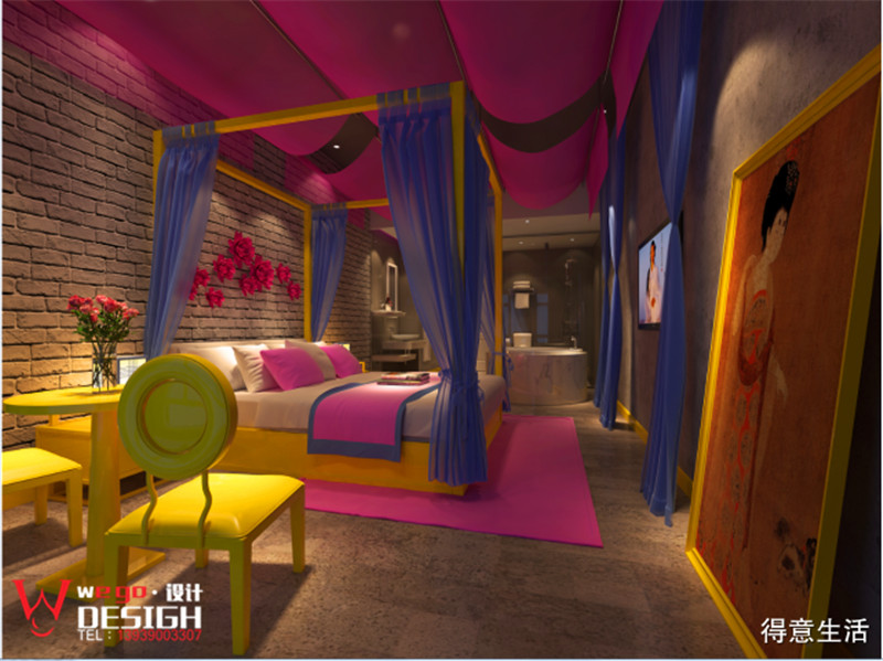 羅曼情侶主題酒店設(shè)計(jì)