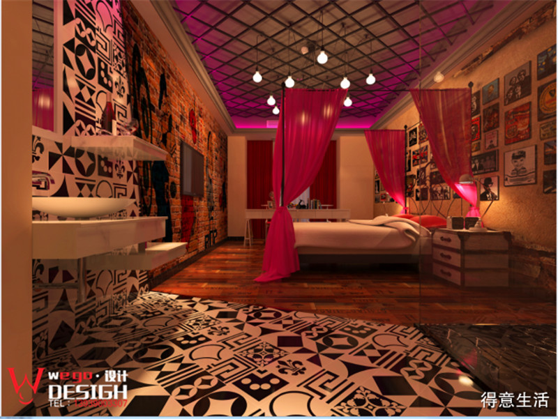 羅曼情侶主題酒店設(shè)計(jì)