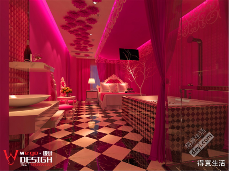 羅曼情侶主題酒店設(shè)計(jì)