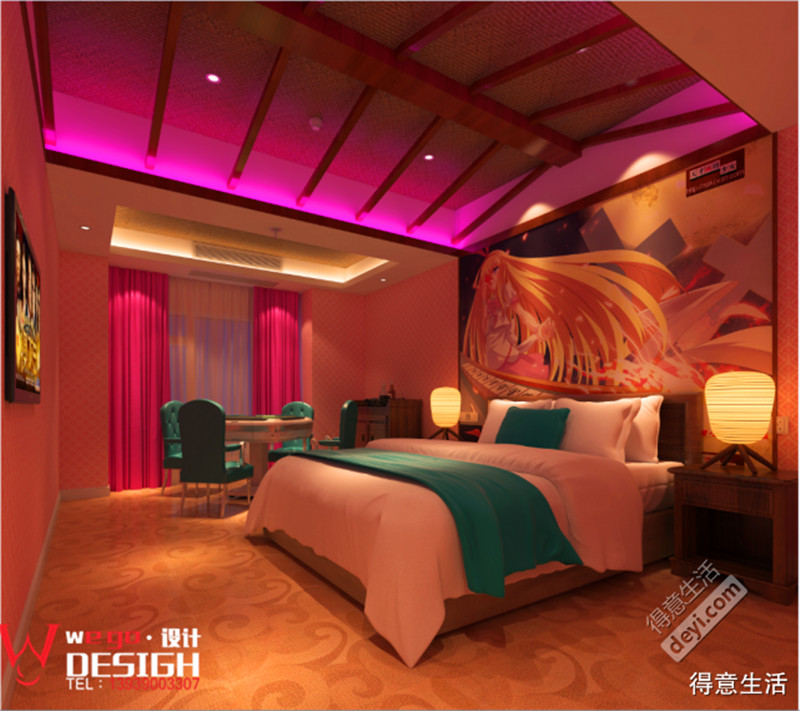 羅曼情侶主題酒店設(shè)計(jì)