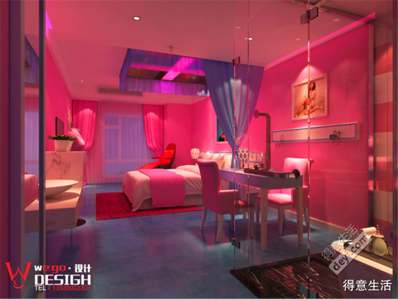 羅曼情侶主題酒店設(shè)計(jì)