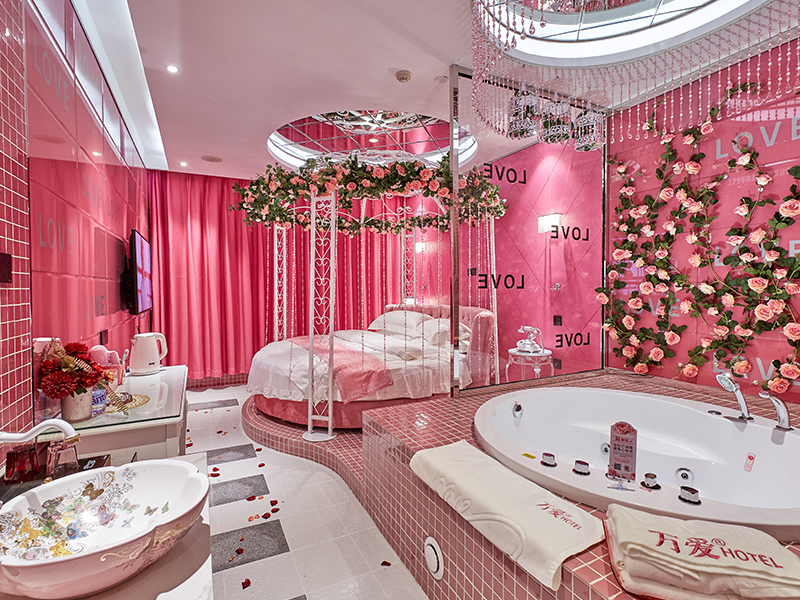 石家莊萬愛情侶主題酒店設(shè)計(jì)效果圖欣賞