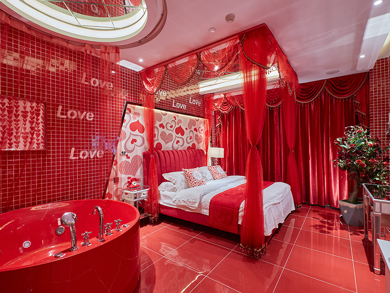 石家莊萬愛情侶主題酒店設(shè)計(jì)效果圖欣賞